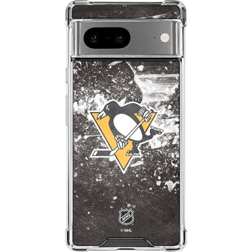 NHL Pittsburgh Penguins Frozen Google Pixel 8 Clear Case